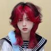 Heat Resistant Mullet Head Wigs with Bangs Synthetic Anime Men Wigs Long Cosplay Wig  Party