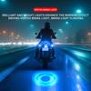 Motorcycle Brake Light Hokage Wheel Eyes Rotating Rainbow Flashing Tail Light Auxiliary Bulb Anime Thememodification Accessories
