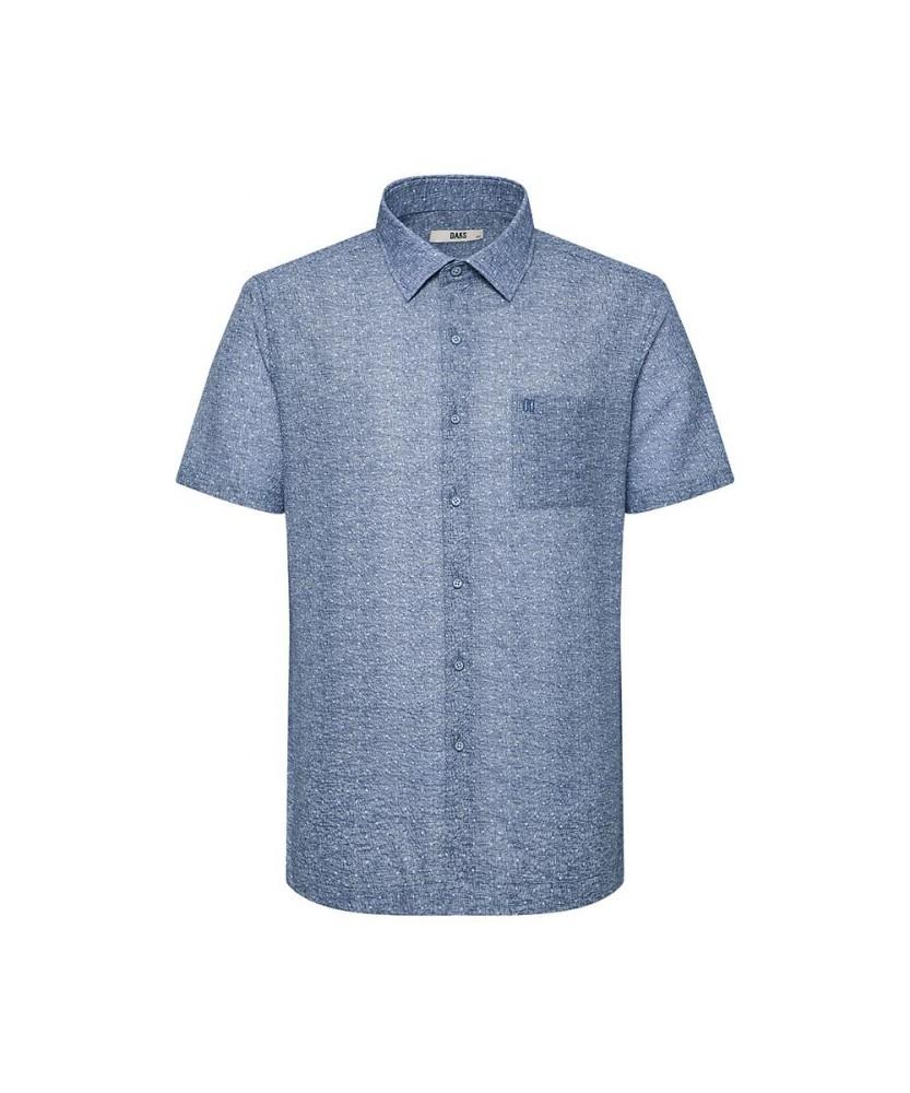 Dagseusyeocheu No-Care Seersucker Dot All-Over Print Shirt_Dms3Shcs103N1