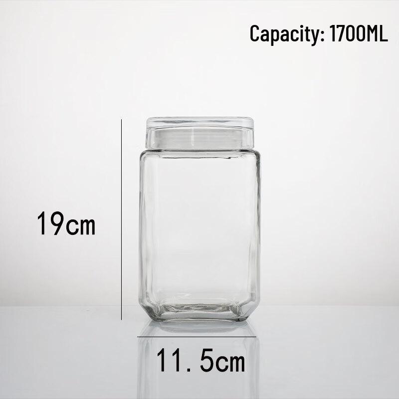 ZISIZ Large Capacity Food Storage Jars