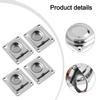 Rugged 4PCS Flush Mount Stainless Steel D Rings for Transporting Loads