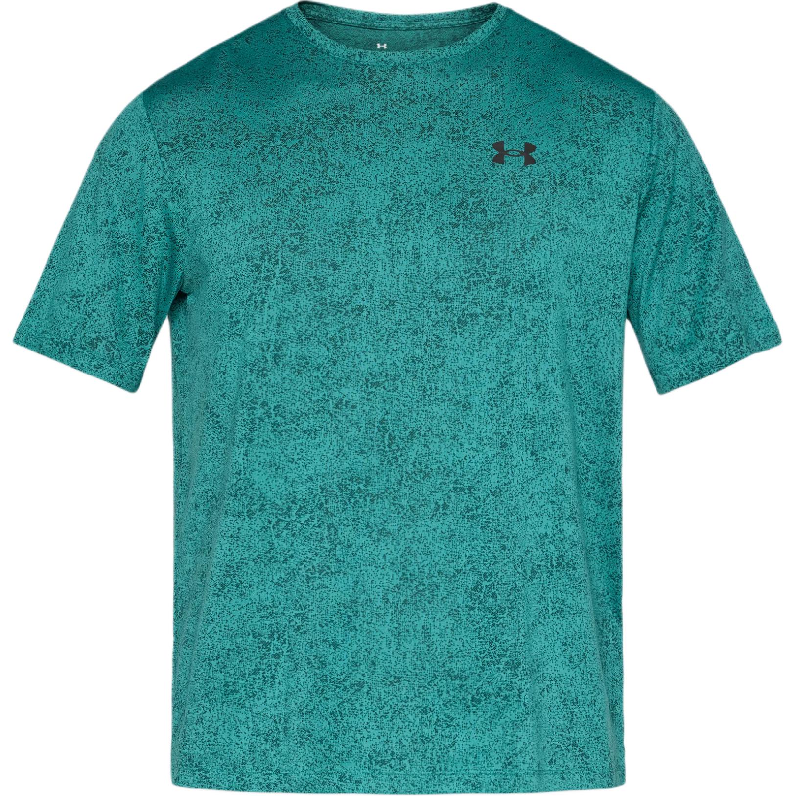 Under Armour Logo All Over Print Crew Neck Short Sleeve T-Shirt Men tops 6005920-338