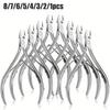 8/5/2/1pc Stainless Steel Nail Clipper Scissors,Nail Care Kit, Dead Skin Remover Kit,Nail Exfoliator,Professional Dead Skin