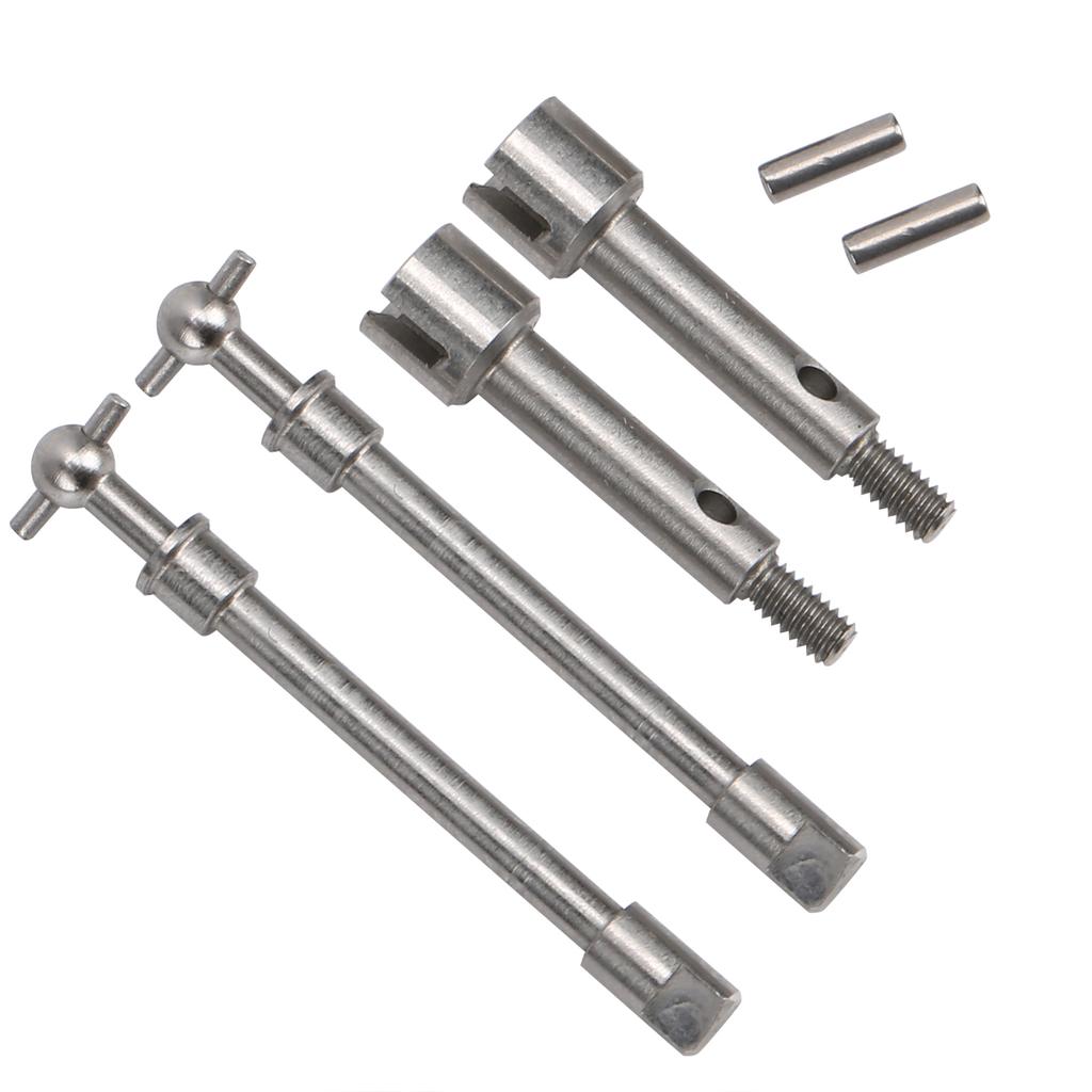 Stainless Steel Front Drive Shaft Dog Bone Replacement for Axial SCX24 90081 1 24 RC Car