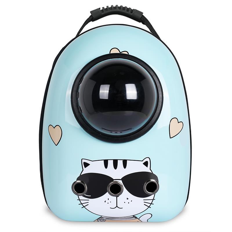 Space Capsule Cat Bag Pet Portable Breathable Backpack Outdoor Puppy Safety Bag