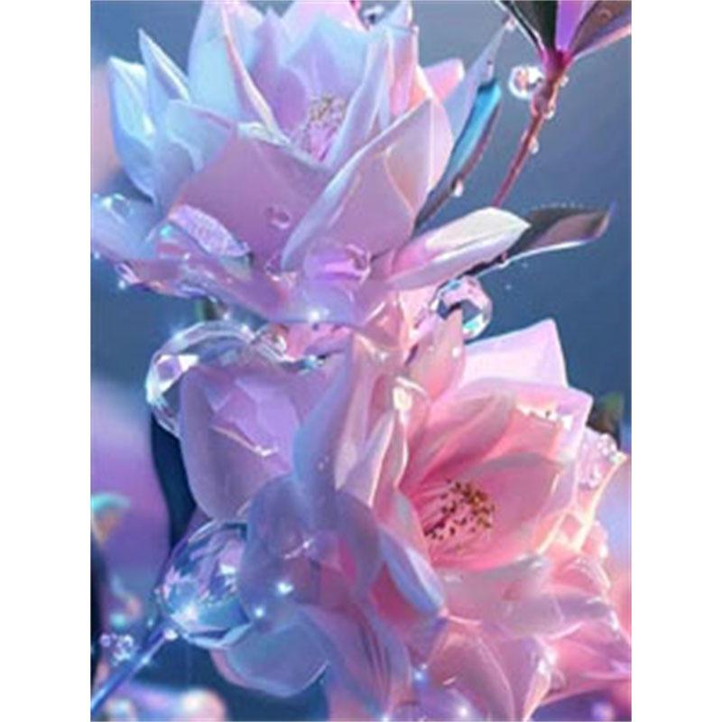 DIY Diamond Painting Flower Cross Stitch Kit Mosaic Art Diamond Painting Full Circle/Square Diamond Home Decoration