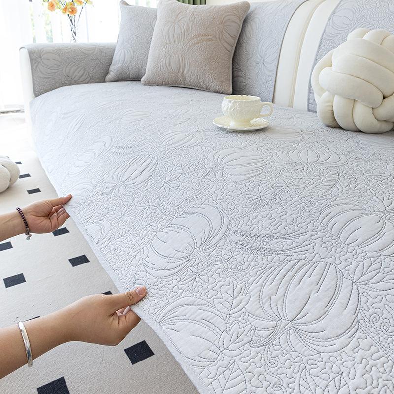 New Modern Simple Sofa Cushion Fabric Piece Combination Sofa Cushion Sofa Cover Towel Simple Seat Cushion