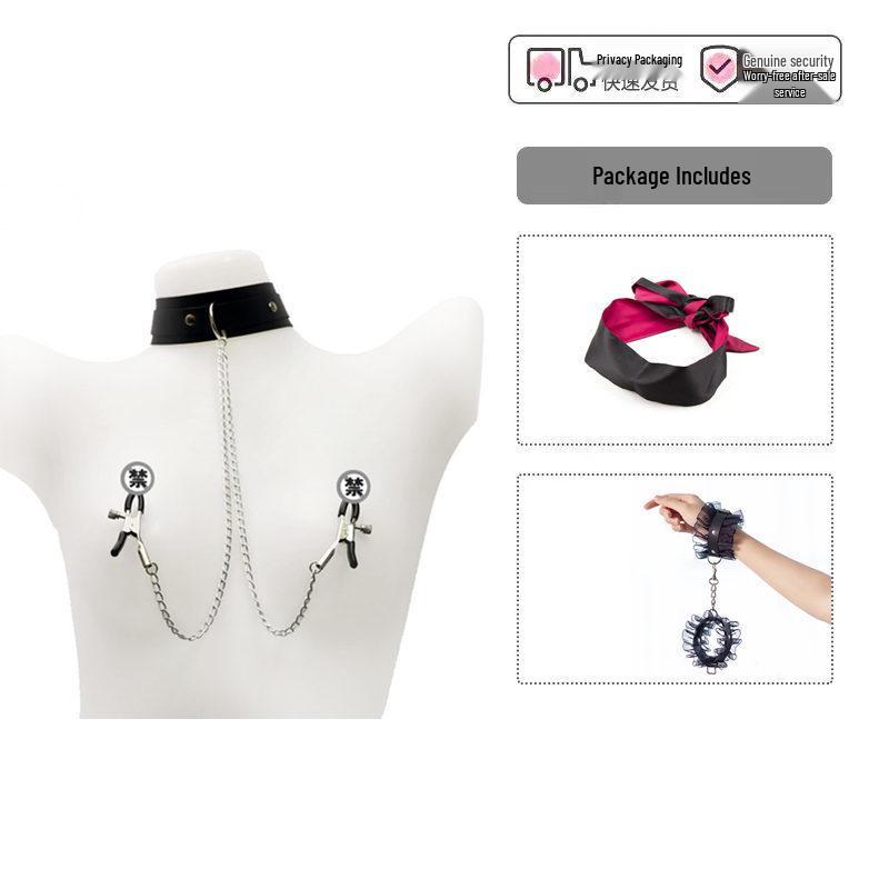 Adult Toys: Sex Collars, Nipple Clamps, SM Neck Collars, Neckbands, Bondage Restraints, Queen Training, Leashes, Couples Accessories.