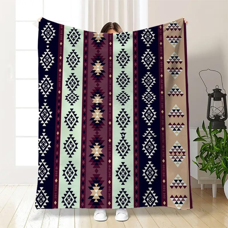 Burgundy Gold Argyle Pattern Throw Blanket,Warm Sofa,Bed Lap Cover,Birthday Anniversary Home Casual Gathering Present