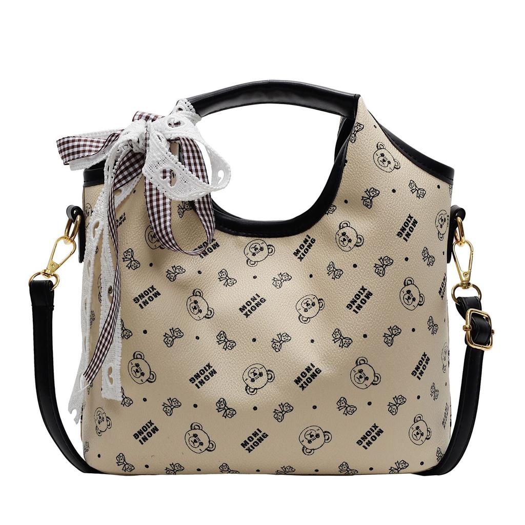 Popular bags for women, new fashiable French printed armpit tote bag, minimalist handbag, diagal cross bag