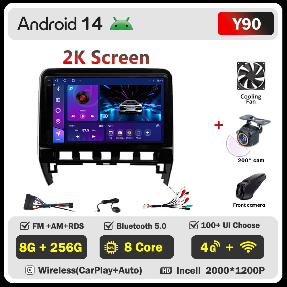 For Nissan Serena 5 V C27 2016 - 2021 Car Radio Player Car Carplay Screen Autoradio Mirror Link Car Intelligent Systems 8 Core