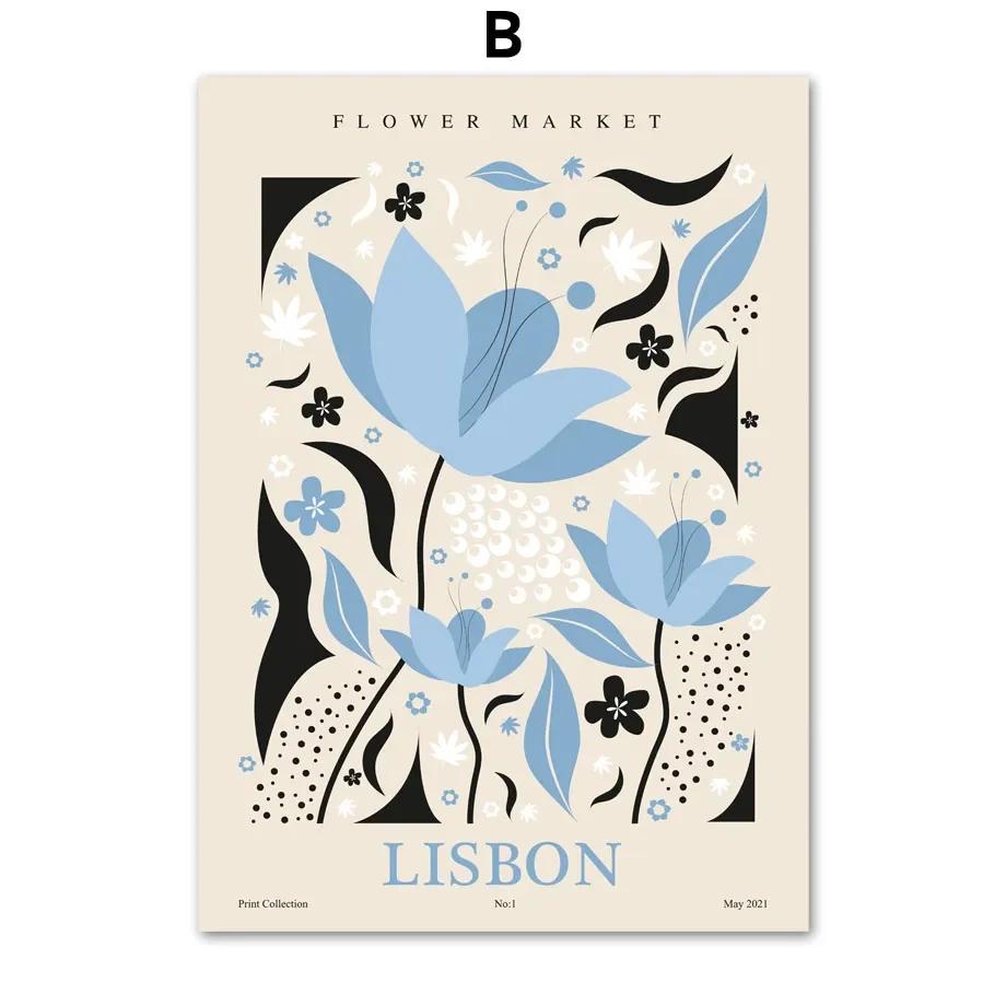 

Синий цветочный рынок, Анри Матисс, постеры, принты, абстрактная настенная художественная галерея, холст, картина, скандинавская картина для декора гостиной 21x30cm No Framed