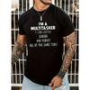 European Sizes Round Neck Graphic T-shirts, Causal Tees, Short Sleeves Comfortable Tops, Men's Summer Clothing Fashionable Casual Shirt