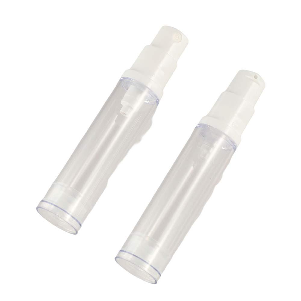 3/4Pcs Refillable Travel Refillable Bottle Set 5ml/10ml/15ml Clear Lotion Pump Bottles Labels Empty Cosmetic Container Travel