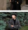 Men's Korean Style Over-the-Knee Wool Winter Coat - Thickened, Mid-Length, Loose Fit