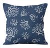 Simple Blue Printed Pillowcase Car Ornaments Office Living Room Home Pillowcase