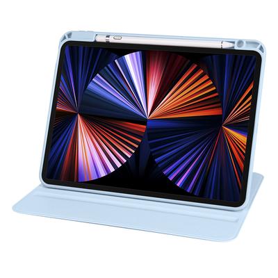 For iPad Pro 13 (2025)/13 (2024) Case Rotating Stand Leather+Acrylic Tablet Cover