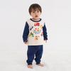MIKIHOUSE HOT BISCUITS Loungewear for Boys and Girls, Navy Blue, Size 110cm, 73-7301-494