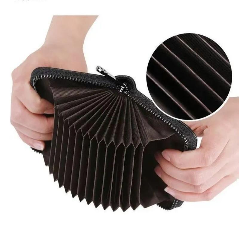 Portacarte Sottile Antimagnetico Grande Capacità Portafoglio Multicarta Porta ID Patente per Uomo Donna
