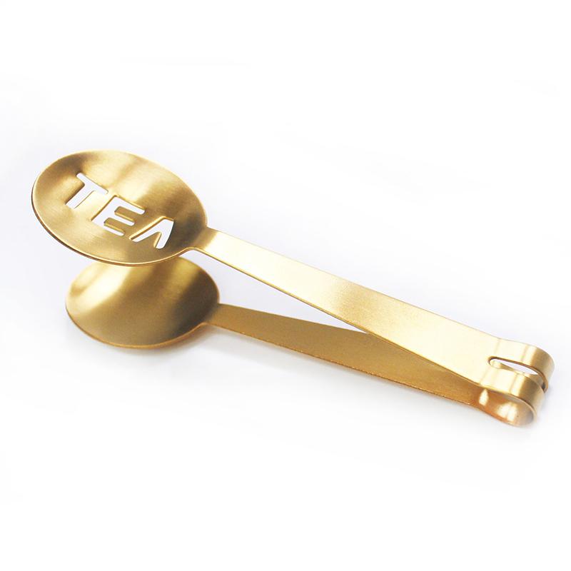 

Соковыжималка для чайных пакетиков из нержавеющей стали Щипцы для чайных пакетиков Зажим для сита для чайных пакетиков Держатель для сита Ложка-ручка Инструмент для чайных листьев золотой