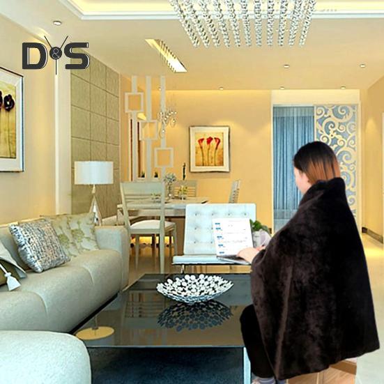 Winter Electric Blanket 3 Level Temperature Adjustment USB Charging Thick Dual-sided Material Time Setting Camping Travel Office Home Heating Blanket