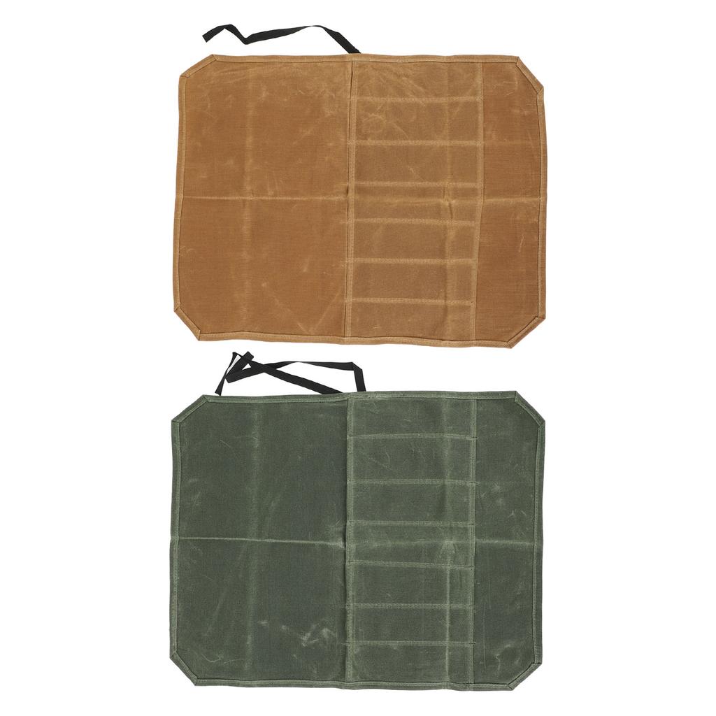 Koch Werkzeugrolltasche Canvas Wasserabweisend Tragbar Koch Gabel Werkzeughalter Beutel für Küchenutensilien