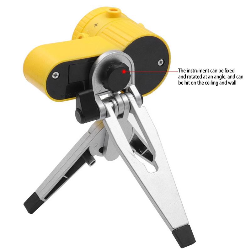 Nível Laser 4 em 1 Multifuncional Nível Doméstico Régua de Medição Régua Laser Com Tripé Rotativo Ferramentas de Nível Vertical Horizontal