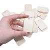 Unfinished Nature Wood Slice Gift Tags Blank Wooden Hanging Label With Rope for Wedding Birthday Party Decor DIY Bookmark Crafts
