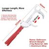 1pc Extended Multifunctional Faucet Wrench Adjustable For Bathroom Kitchen Plumbing Tool Accessories