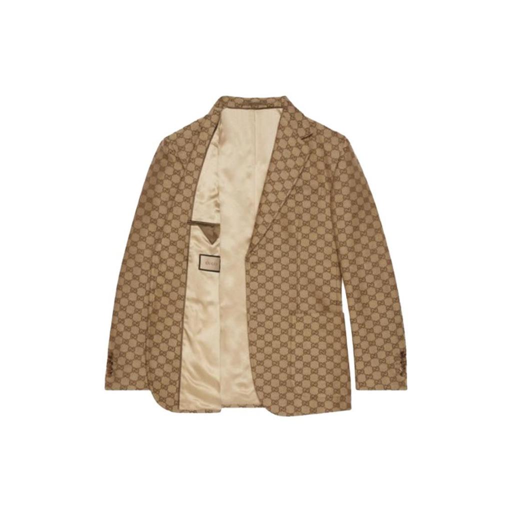 Gucci Gg Supreme Linen Blazer 742607-ZAM7G-2580