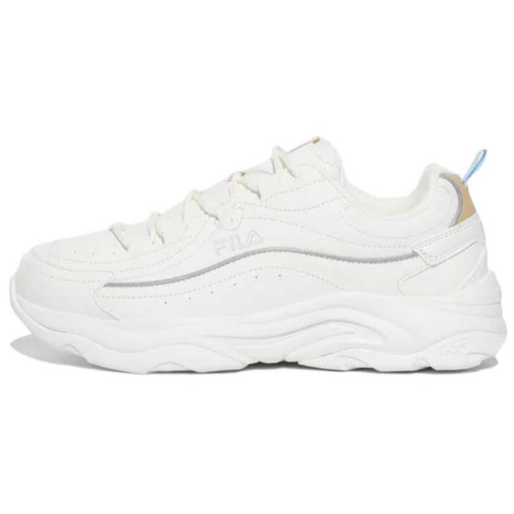 

FILA Ray Lightweight Comfortable Low-Top Casual Shoes Unisex sneakers White 1RM02726G-166 36.5