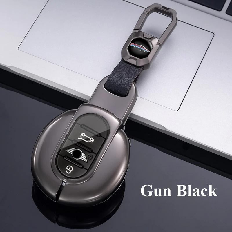 Metal Automotive Housing Remote Mount Auto Accessories Fit For Bmw Mini Cooper F55 F56 F57 F54 F60 Jcw Clubman Countryman Auto Smart Key Fob Cover