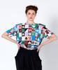 GREEDILOUS Padded Shoulder T-Shirt