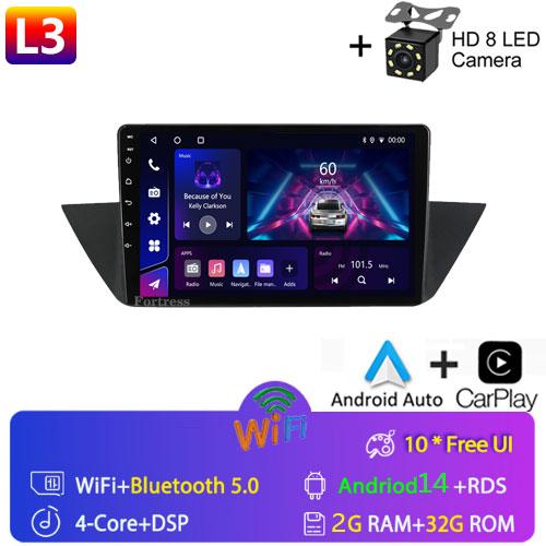 For BMW X1 E84 2009-2012 Multimedia Car Radio Video Players Android Auto CarPlay 2 din no dvd 4G WIFI Gps Navigation Android 14