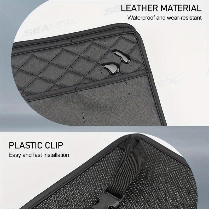 Car Seat Back Storage Box Universal Hanging Headrest Organizer Foldable Storage Pocket for Phone Umbrella Tissue Holder