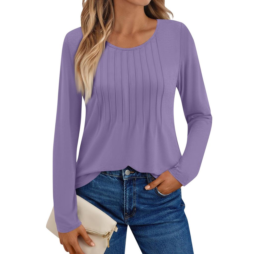 Women's Long Sleeve Shirts Graphic Tees Casual Basic Tops Pullovers