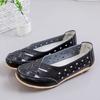 Fashion Women Shoes For Summer Flats Soft Leather Shoes Flat Slip On Loafers Women Casual Shoes Breather Moccasins Nursing Size 44