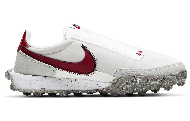 Nike Waffle Racer Crater Summit White Team Red Women's CT1983-103