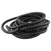 High Density Polyethylene Spiral Wrap for Pressure Washer Hose Black 5m