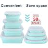 Foldable Silicone Lunch Box Rectangular Bowl with Lids Food Storage Containers Fruit Preservation Boxes Refrigerator Storage Box