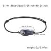 Lucky Cartoon Ceramic Fish Bracelet for Women Men Fashion Handmade Braided Adjustable Bracelet Simple Couple Jewelry Gifts
