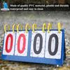 Scoreboard, 3-digit/4-digit, Easy To Read, Portable, Easy Assembly, for Sports (Soccer/Basketball/Table Tennis) - 4-digit Scoreboard