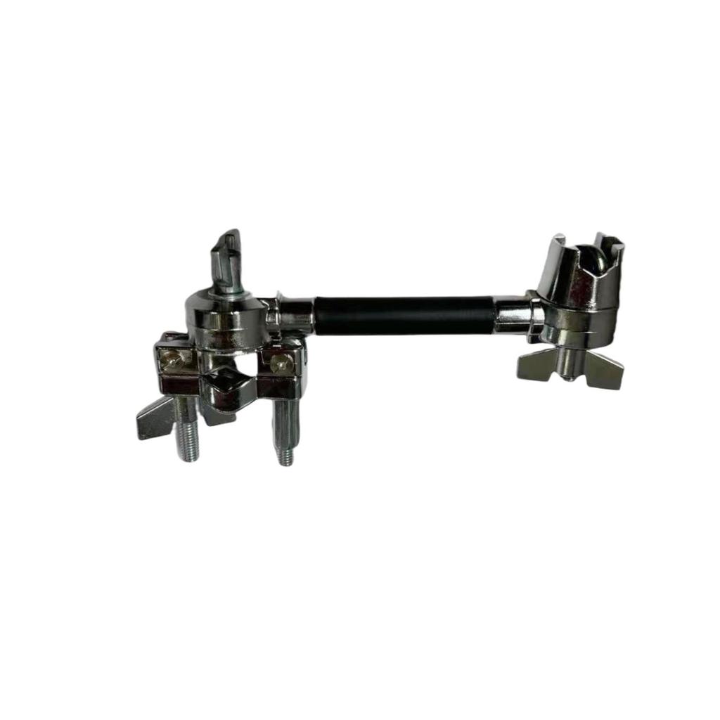 Multi-functional Drum Rack Extension with Double Head Tom-tom and Universal Clamp for Percussion Instruments