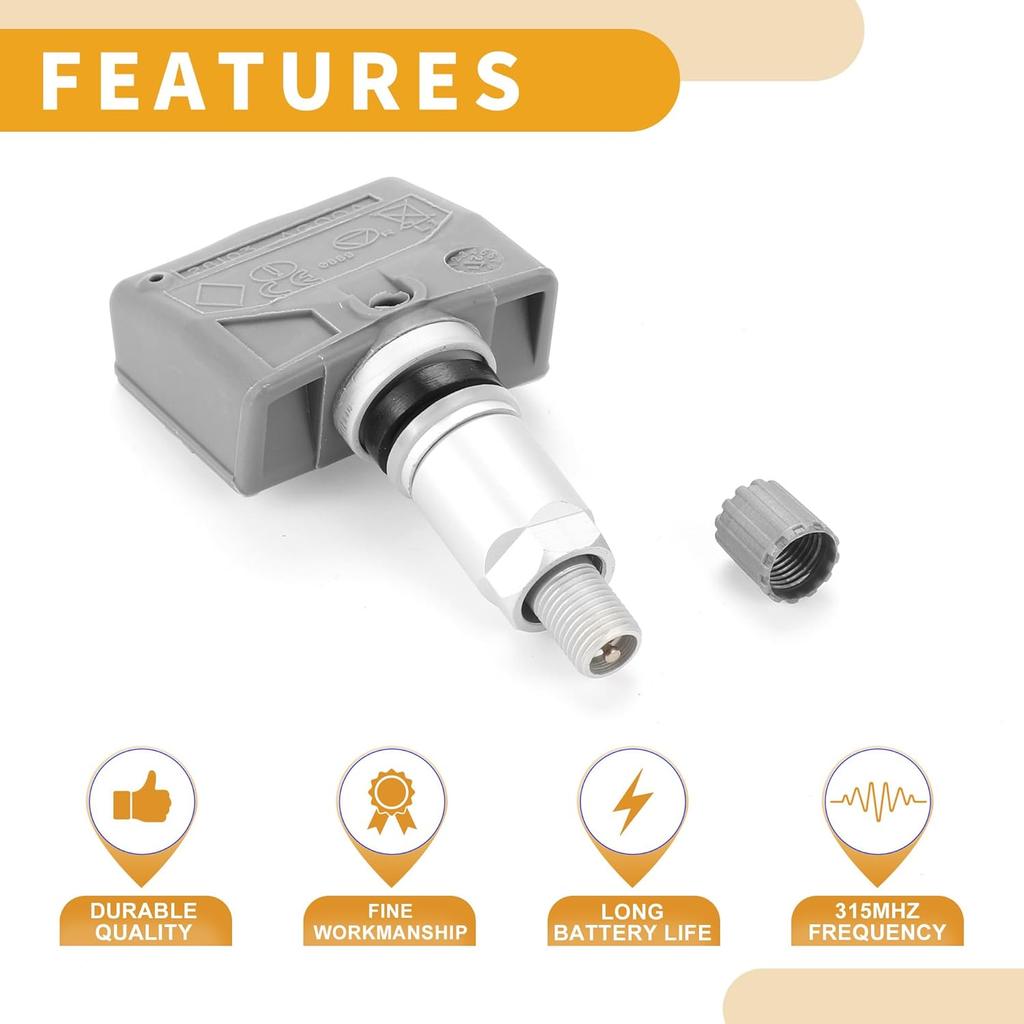 Tire Pressure Sensor No.28103AG00B/28103AG00A TPMS Sensor for Subaru Legacy 2005-2008
