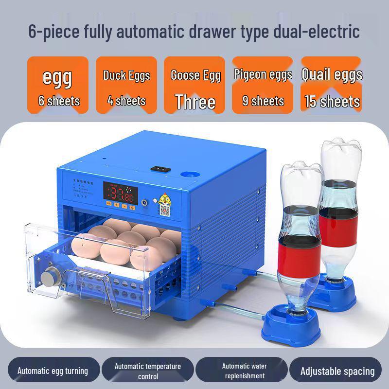 Incubatrice Automatica Intelligente per Uova: Adatto per la schiusa di pulcini, anatroccoli e ochetti.