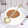 Coffee Spoon Carved Teaspoon Vintage European Palace Design Tableware Dessert Spoons for Kitchen Dining Bar Milk Tea Shops Cocktail Mixing