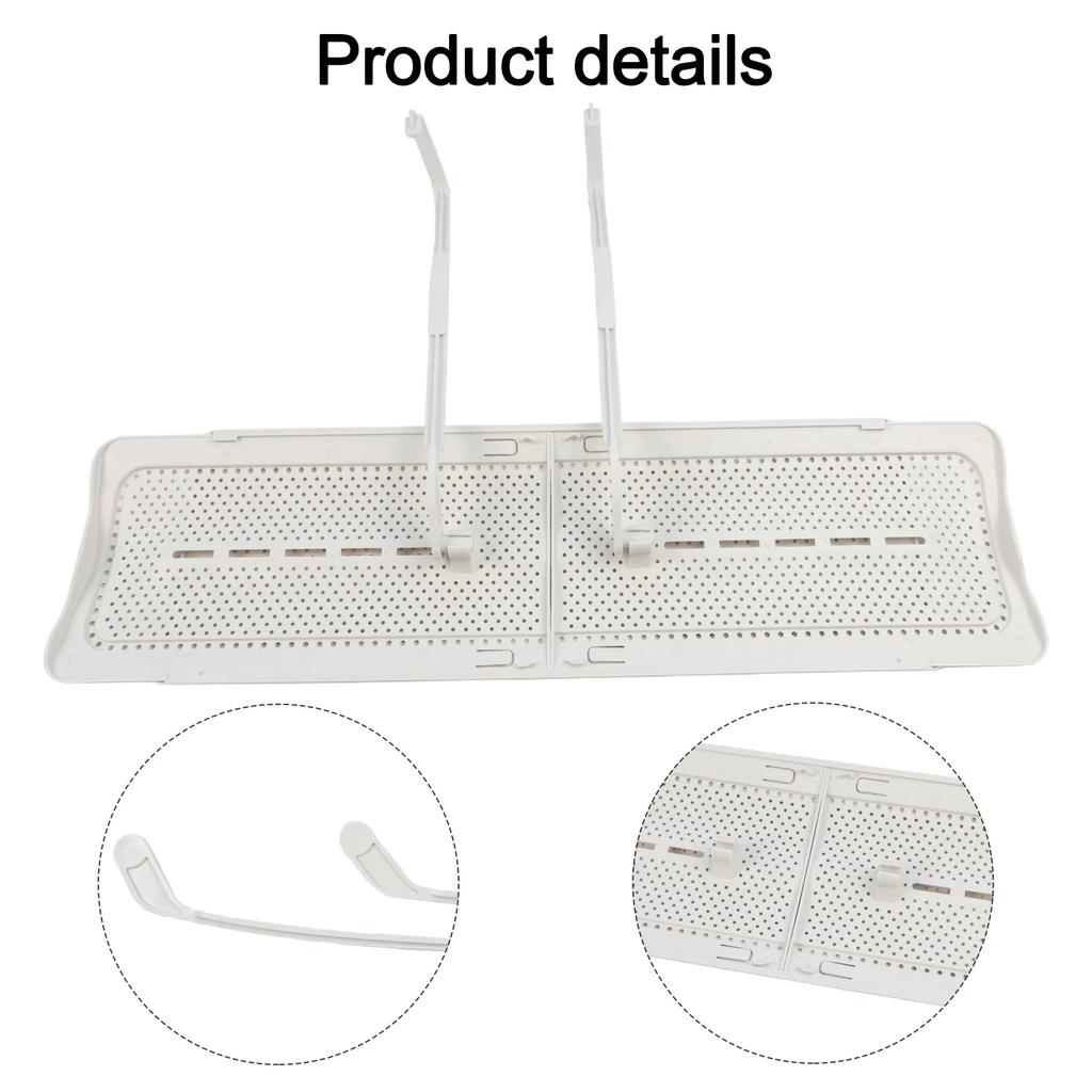 Air Conditioning Baffle Wind Deflector Cover Scalable & Adjustable Angle Anti Direct Blowing & Dustproof Design