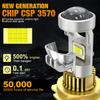 2Pcs H7 Bi Led Projector Car Headlight Bulbs Wireless H4 LED H11 H8 9005 HB3 9006 HB4 Lens 60000Lm 80W Plug&Play Mini Auto Lamp 6000K LHD Headlamp
