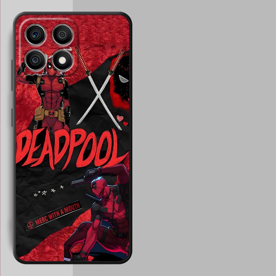

Marvel Cool Deadpool Case for Honor 200 400 Lite 8X X8 X6 X9a X5b 70 Magic5Lite 90 X7 Funda Phone Cover Honor 8X
