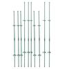 Kit di Pali di Supporto per Piante, 10 Pezzi 40cm 30cm Pali di Supporto per Piante da Giardino con 20 Pezzi Fibbie e 10 Pezzi Tubi di Collegamento per Supportare Pomodori,